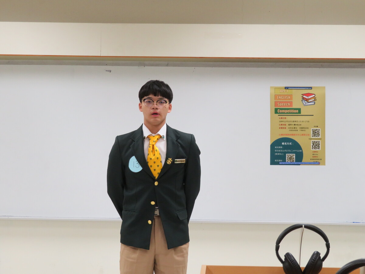 109-1英文口說比賽圖片